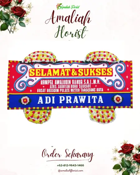Papan Bunga Ucapan Selamat Sukadana Timur